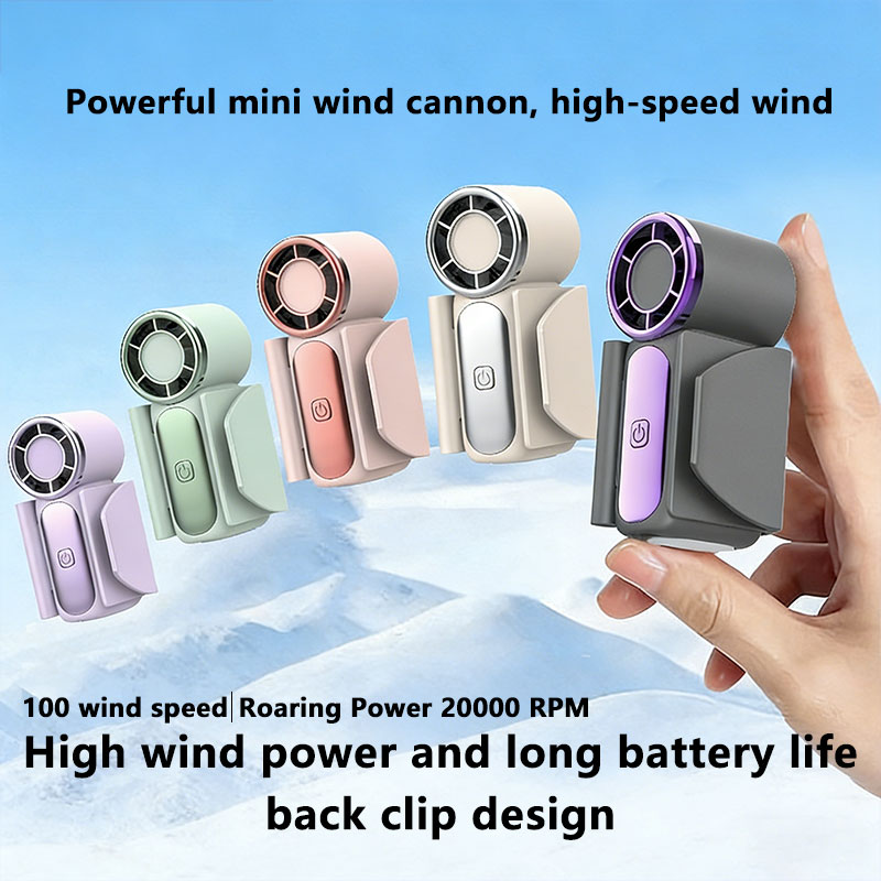 Usb Fan Silent - Портативный USB-вентилятор с цифровым дисплеем, ультратихий,