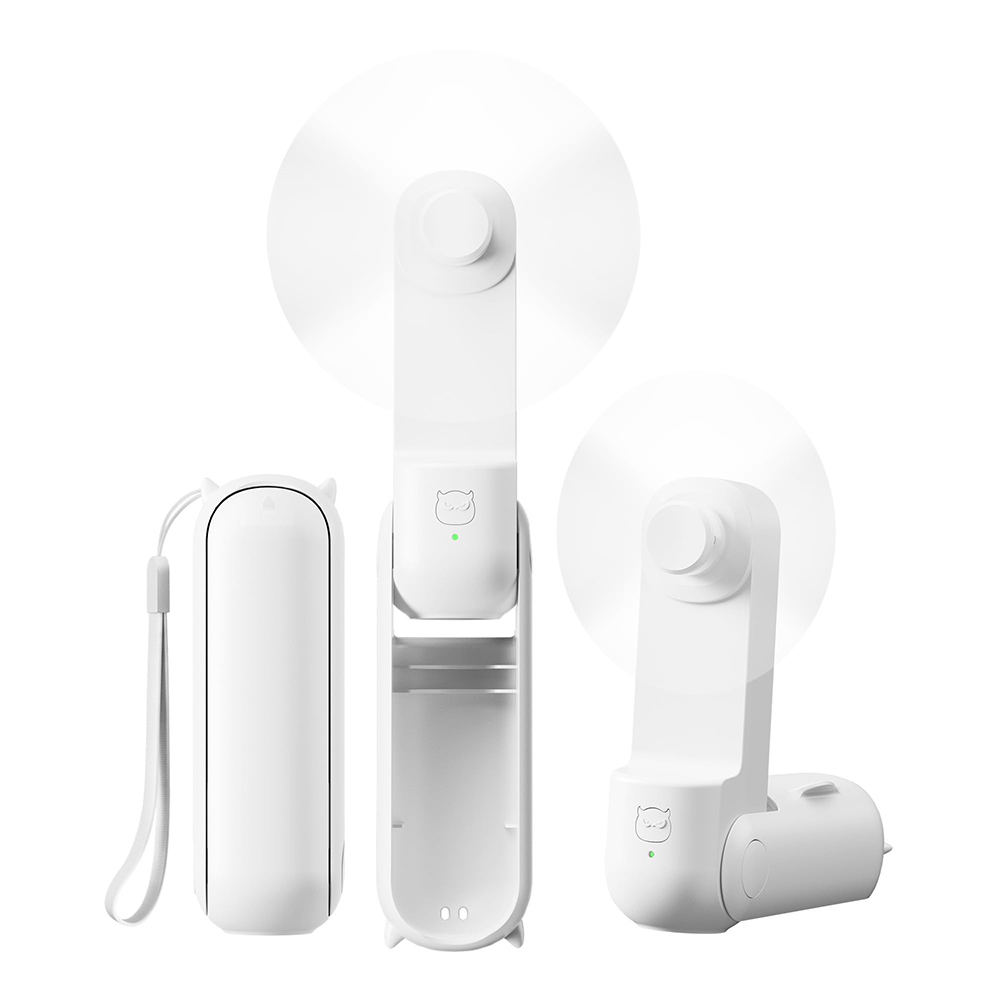 Usb Fan Silent - Милый мини-вентилятор с функцией повербанка, USB,