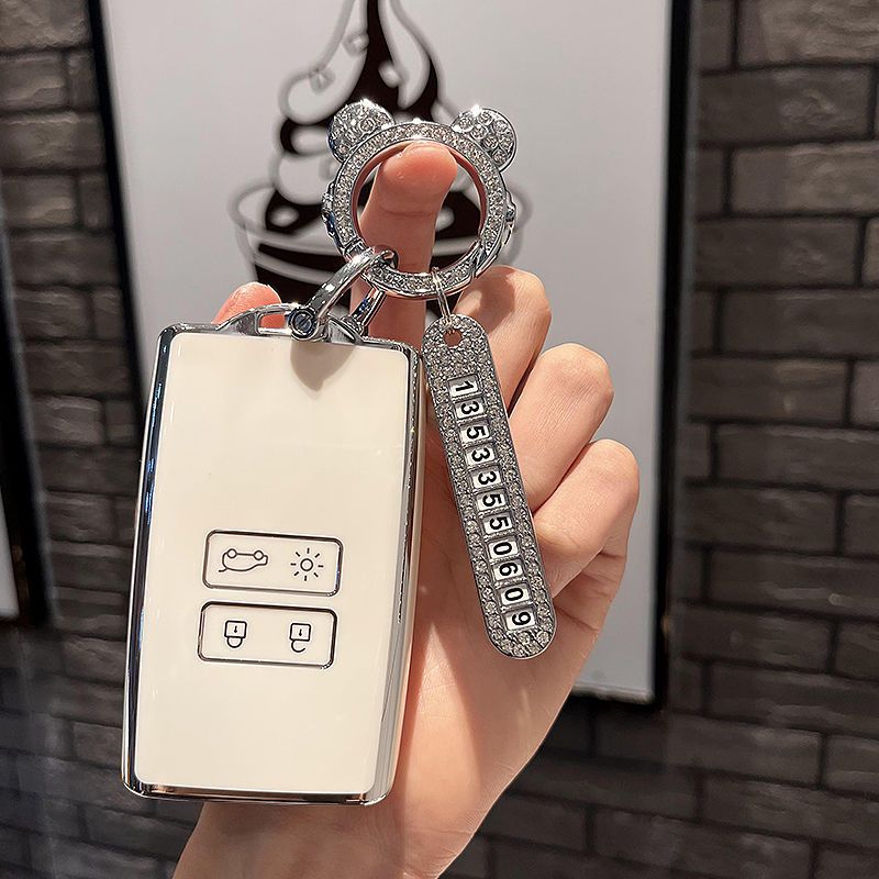 Tech Keychain Accessories - Чехол для автомобильного ключа из ТПУ