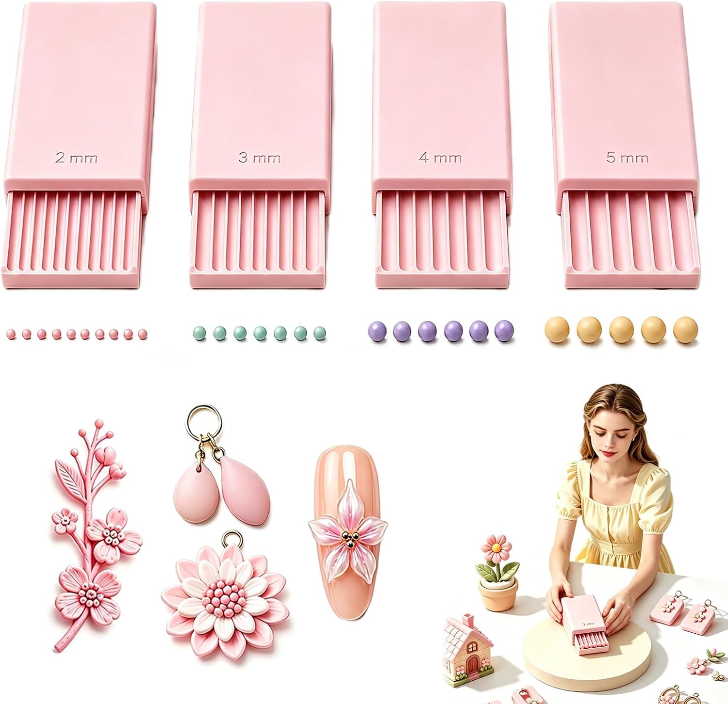Nail Tech Accessories - Инструмент для создания 3D-гелевых шариков из
