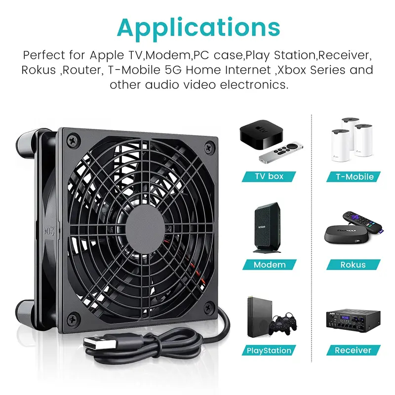 Usb Fan Silent - USB-вентилятор для ПК, 120 мм, 5