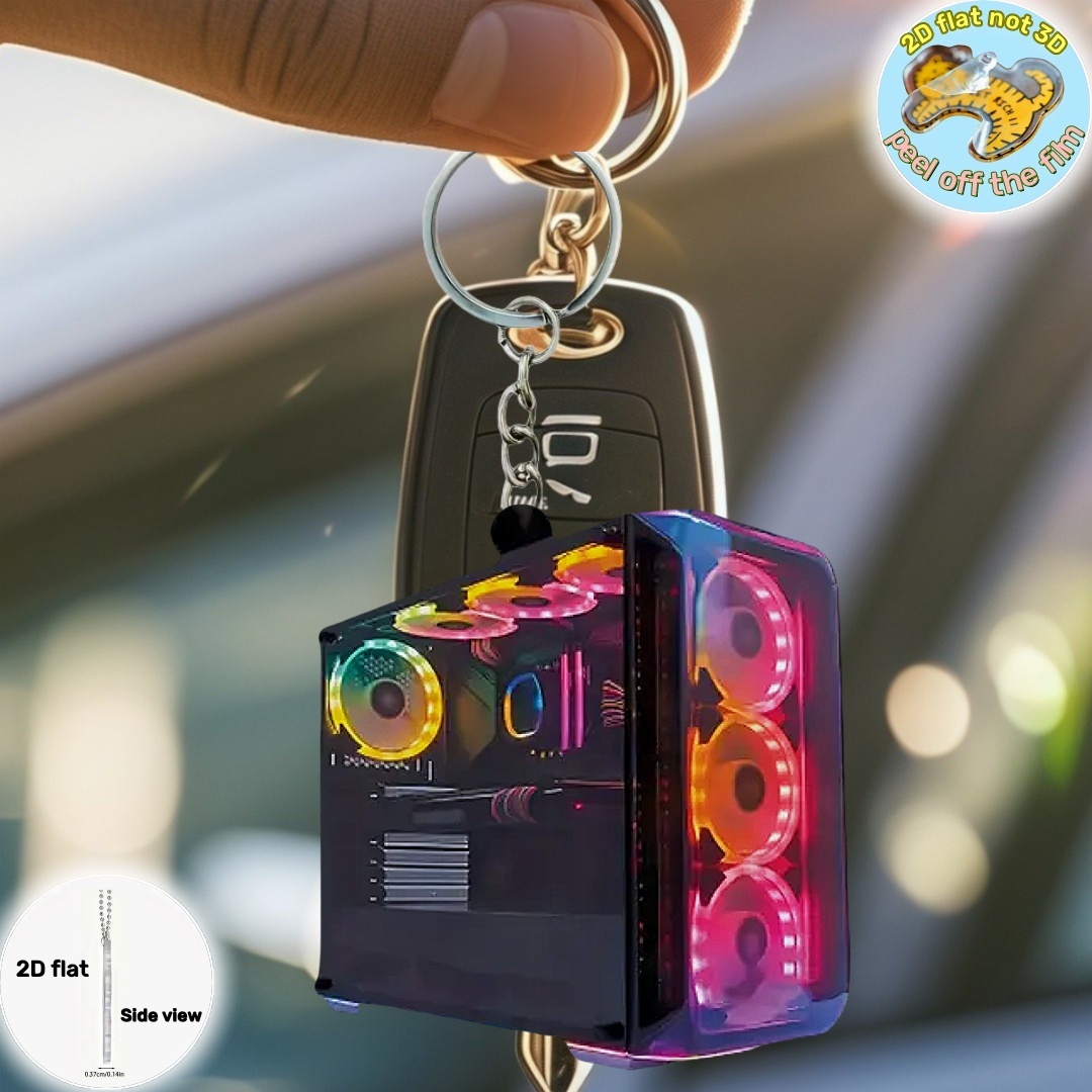 Tech Keychain Accessories - RGB компьютерный хост кулон брелок техническая