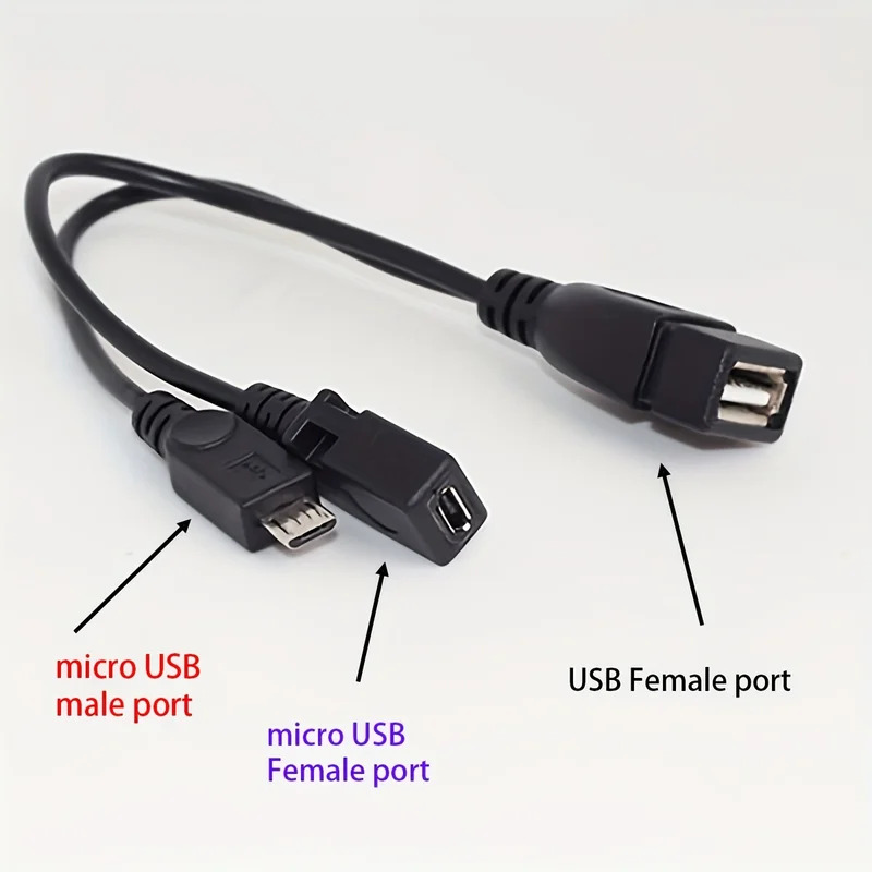 Адаптер-сплиттер 2-в-1 OTG USB – обзор и цена Tech Accessories Store