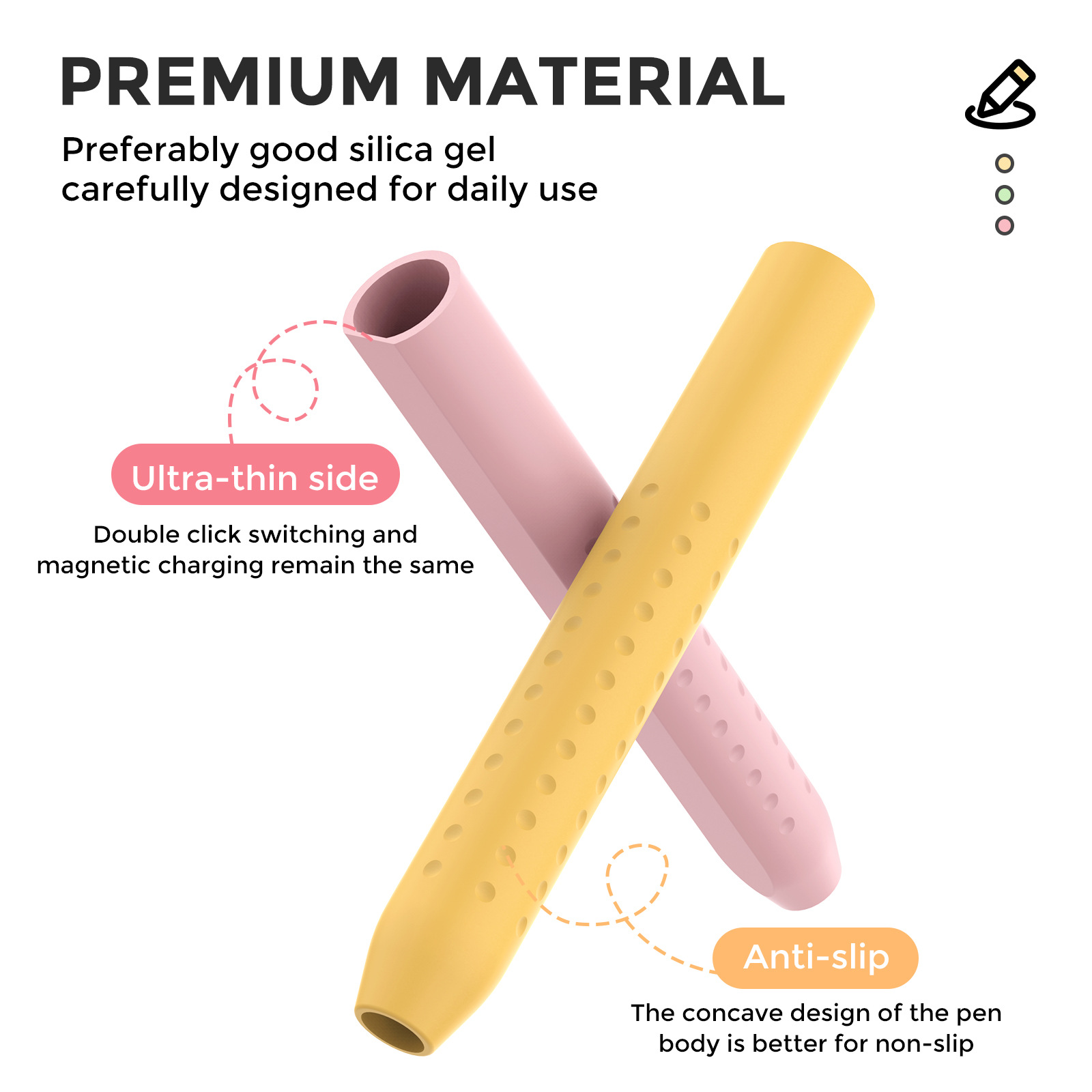 1 шт. чехол-стилус для Apple P – обзор и цена Pen Holder Magnetic