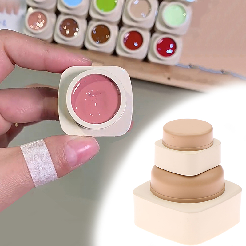 Пустые пластиковые квадратные  – обзор и цена Nail Tech Accessories