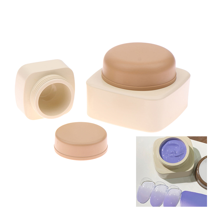 Пустые пластиковые квадратные  – обзор и цена Nail Tech Accessories