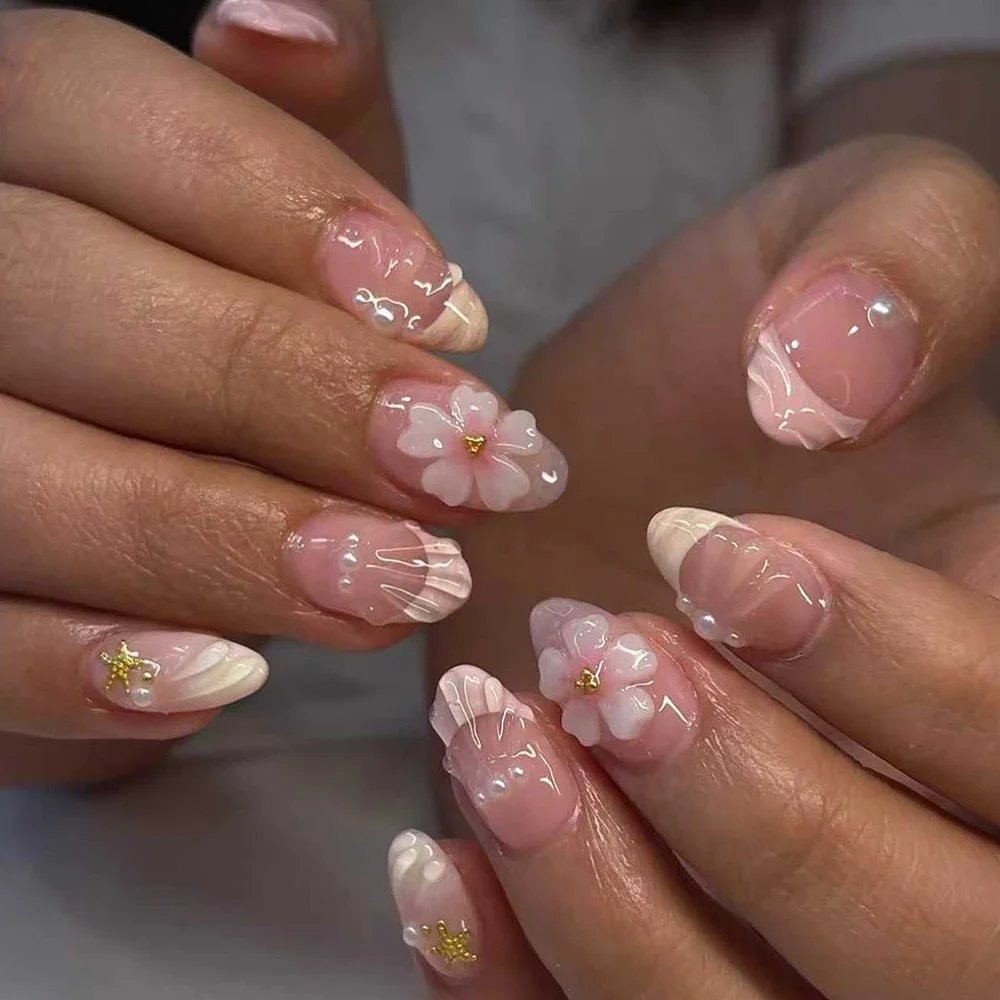 Короткие овальные 3D-накладные – обзор и цена Nail Tech Accessories
