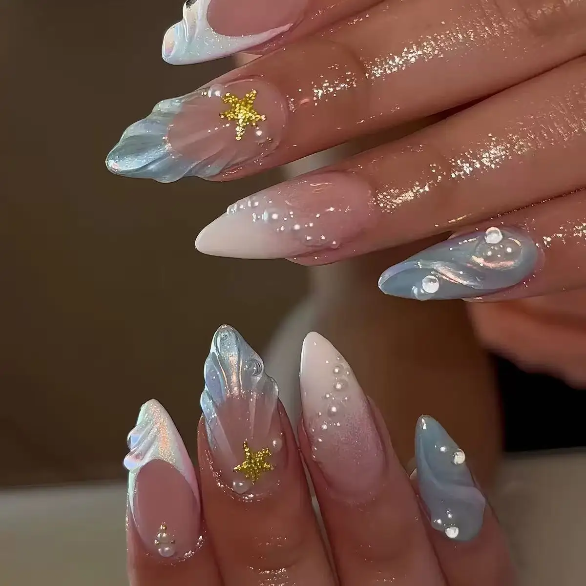 Короткие овальные 3D-накладные – обзор и цена Nail Tech Accessories