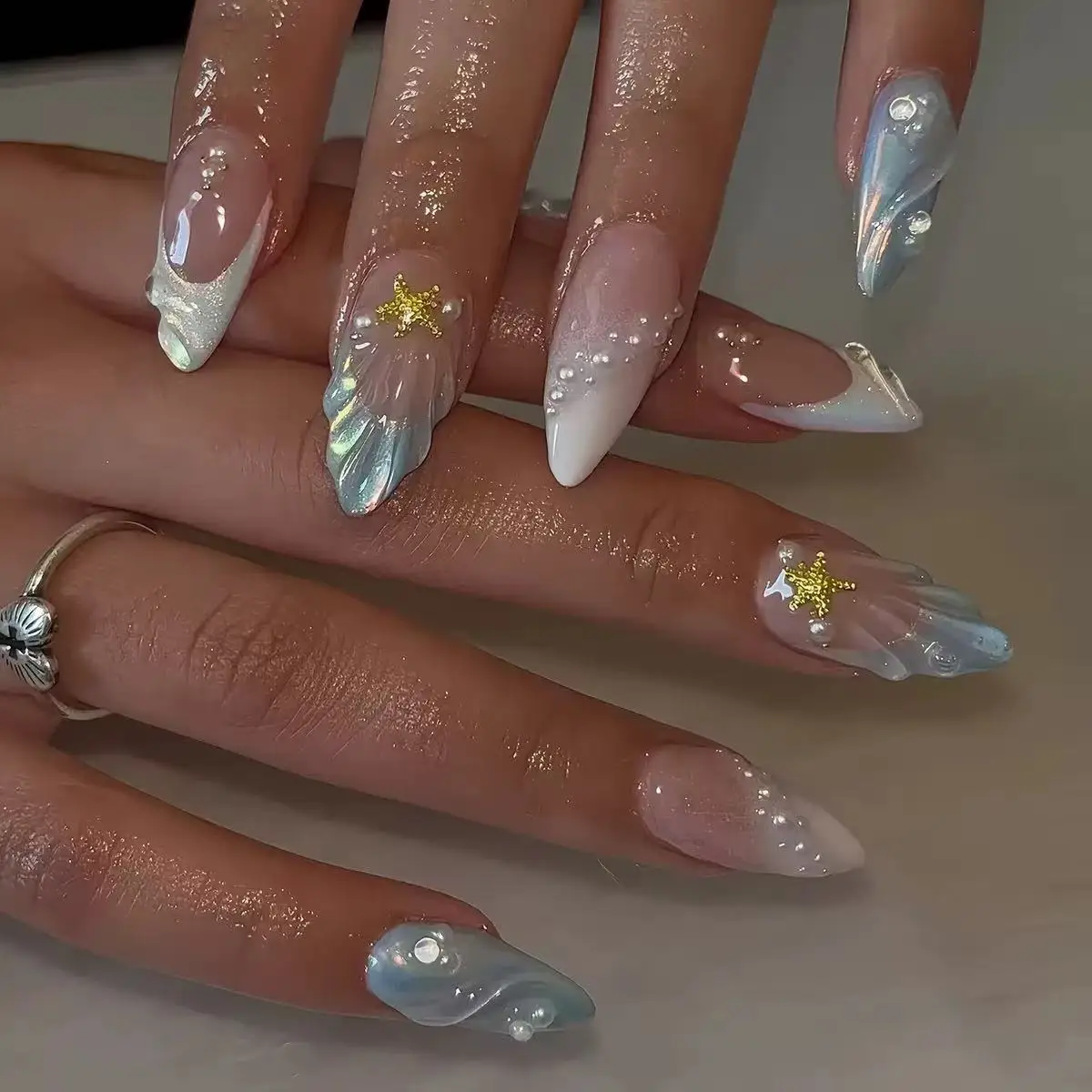 Короткие овальные 3D-накладные – обзор и цена Nail Tech Accessories