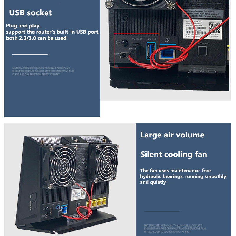 Двойной вентилятор, большой об – обзор и цена Usb Fan Silent
