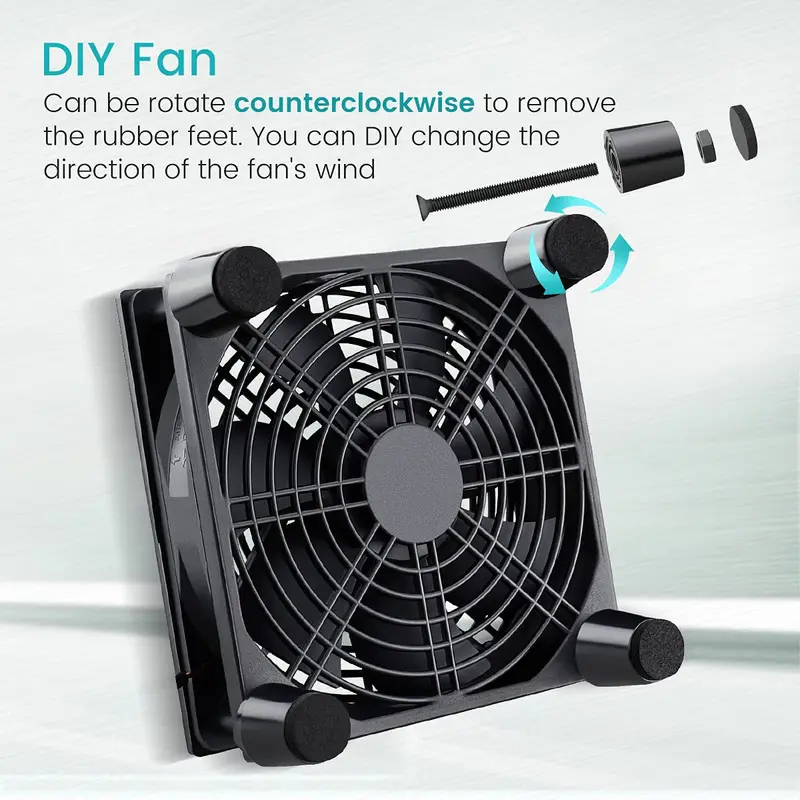 USB-вентилятор для ПК, 120 мм, – обзор и цена Usb Fan Silent