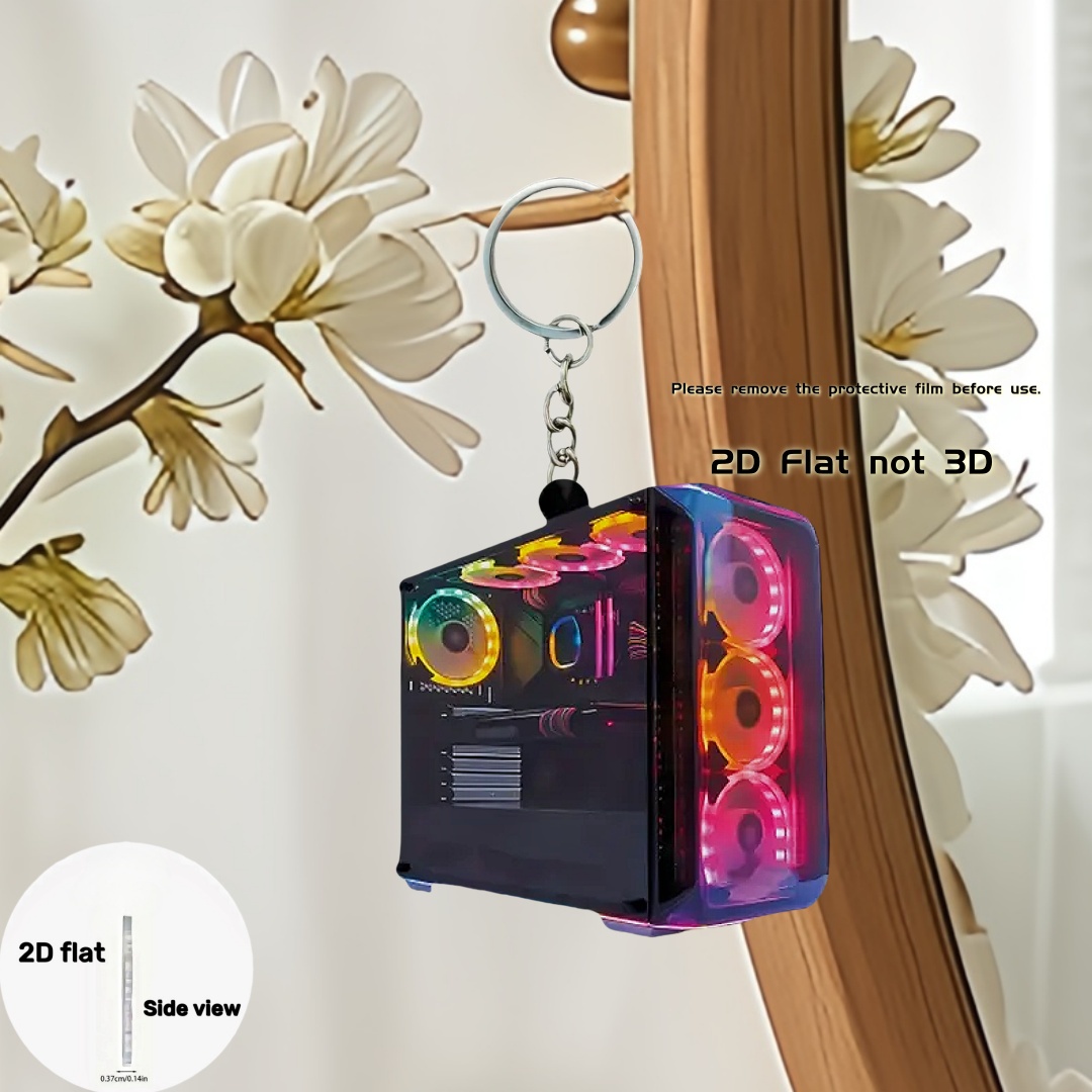 RGB компьютерный хост кулон бр – обзор и цена Tech Keychain Accessories
